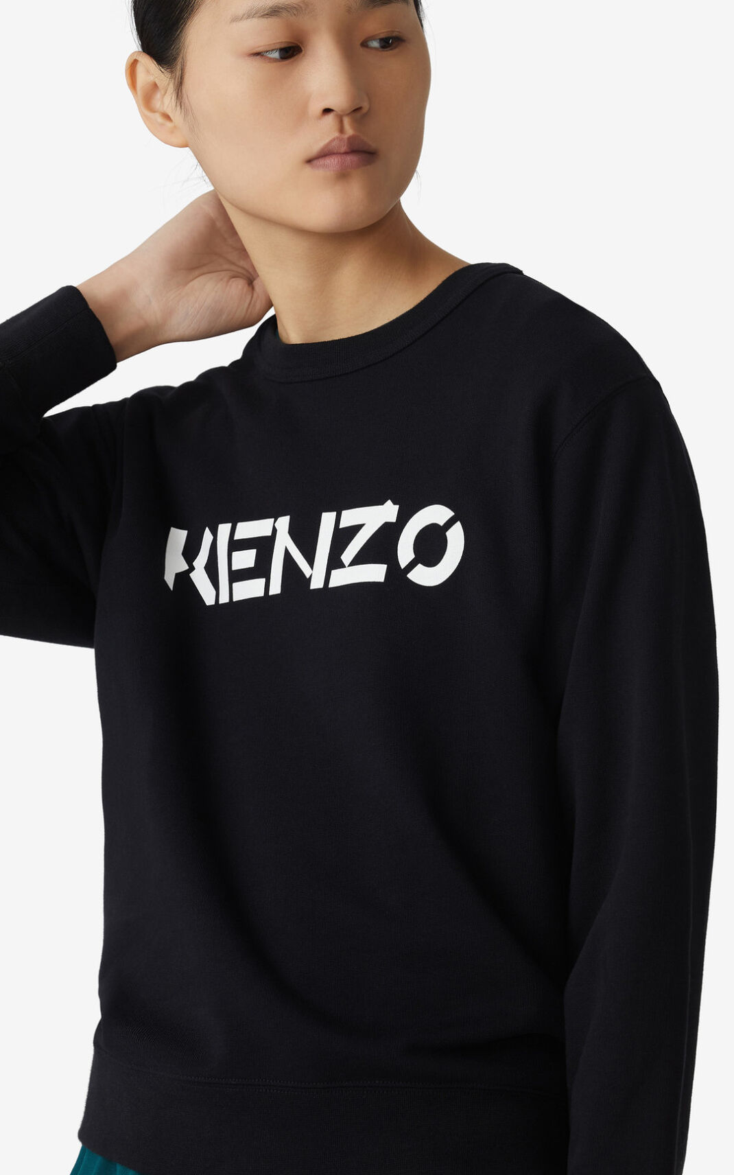 Kenzo Logo Ženska Puloverji Črna SI-9046629